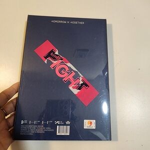 TXT Album The Chaos Chapter Tomorrow X Together  with Pink and Black Design